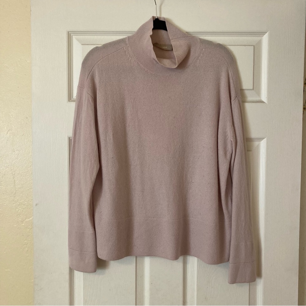 Cashmere square turtleneck